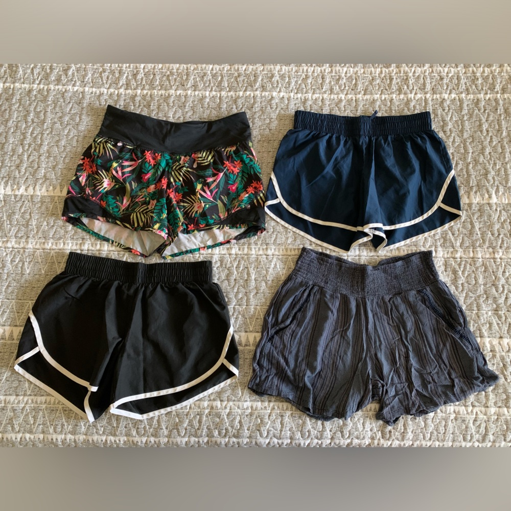Athletic Works, Old Navy, Three Dot - 4 Lot Of Running Workout Shorts Size Small